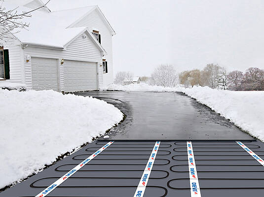 „Elektrische Freiflächen- und Dachrinnenheizungen sorgen für Sicherheit und Komfort", erklärt Markus Schuster von der Initiative Wärme+