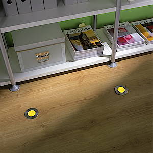 Mit LED-Bodenleuchten lassen sich gezielt Akzente setzen<br>(Quelle: epr, Fotos: Terhürne)