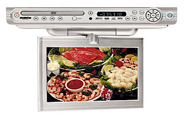 Kitchen-TV kann unterhalb der Küchenschränke montiert werden<br>(Fotos: Sevic)