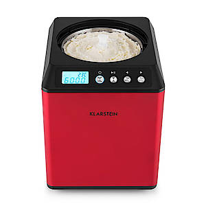 Frische Eiscreme in 30 bis 40 Minuten verspricht die leistungsstarke 180 Watt Eismaschine von Klarstein