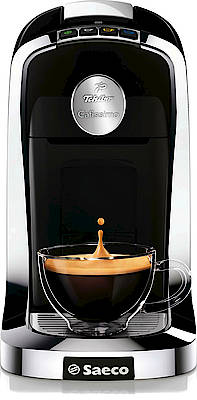 Die Cafissimo Tuttocaffé ist ein kompakter Kapsel-Kaffeeautomat - in Kooperation mit Tschibo entwickelt