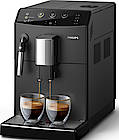 Die Easy Cappuccino 3000  von Philips bietet große Kapazität in kompaktem Design und ist spielend leicht zu bedienen