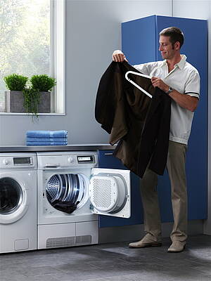 Iron Aid macht der Wäsche Dampf<br>(Fotos: Electrolux)
