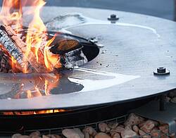 Wintergrillen mit dem Grillring SOLE von bellissa - Bildquelle bellissa