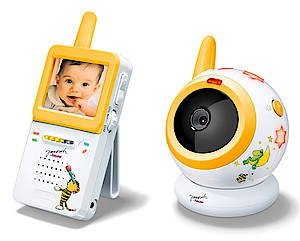 Bunte Gesellschaft im Kinderzimmer: das Beurer Babyphone mit Kamera (Fotos: Beurer)