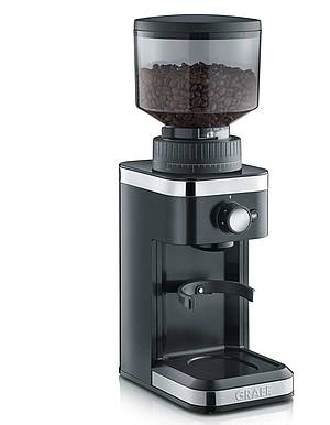 Zu seinem 100. Geburtstag bringt Graef die Kaffeemühle CM 500 mit aromaschonendem Kegelmahlwerk und 140 Mahlgraden
