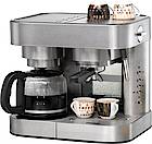 Auf elegante Weise vereint die EKS 3000 eine Espresso- mit einer herkömmlichen Filter-Kaffeemaschine