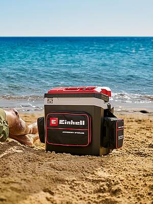 Einhell Kühlbox perfekt für die Strandtage (Bild: Hersteller)