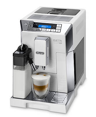 De`Longhi Eletta Cappuccino Top liefert prima Kaffespezialitäten und erhielt den  Plus X Award als „Bester Kaffeevollautomat des Jahres“