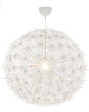 Leichte Papierblumen verbreiten bei dieser Lampe Frühlingsstimmung. (Fotos: Inter IKEA Systems B.V.)