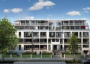 Zwischen 62 und 200 Quadratmeter Wohnfläche bieten die modernen Einheiten von LEIBL22. (Thamm & Partner)