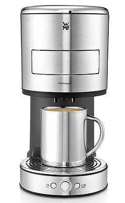 Die WMF Lono ist die erste Kaffeepadmaschine aus Cormargan® und ideal kombinierbar mit vierzehn weiteren Produkten des My WMF Cromargan® Küchensets.