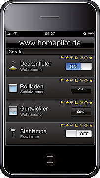 Rademacher HomePilot: Das System ist schnell eingerichtet, die Steuerung erfolgt über Laptop und PC sowie mobil über Tablet oder eine Smartphone-App