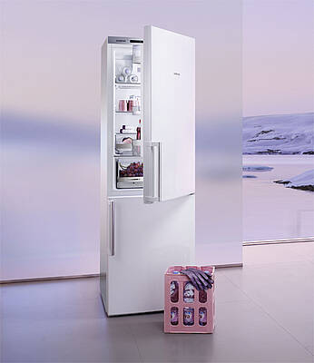 Siemens Cool-Efficiency-Kühlschränke arbeiten in der Energieeffizienzklasse A++ und A+++. (Fotos: Siemens)