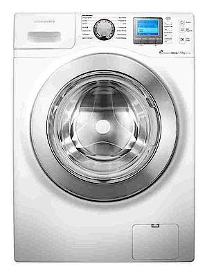 Eine Waschmaschine mit besonders viel Fassungvermögen bei normalen Außenmaßen, die WF-71284. (Fotos: Samsung)